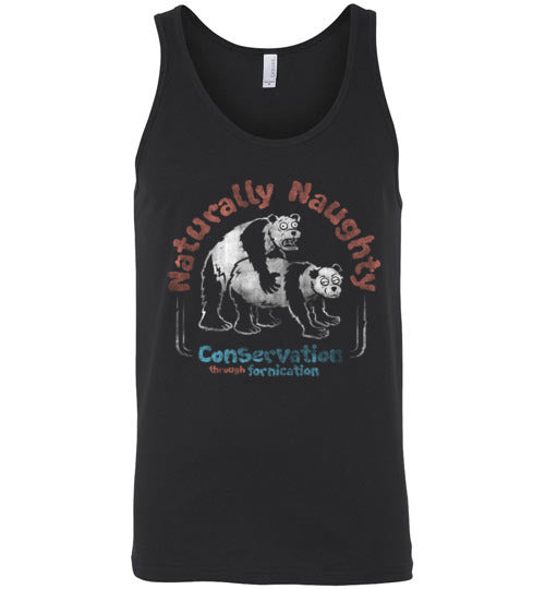 Naughty Panda Mens Tank Top